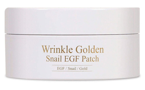 Омолаживающие патчи с улиточным муцином и EGF Wrinkle Golden Snail EGF Patch The Skin House (Корея)
