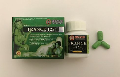 Препарат для потенции «FRANCE T253» 10 таблеток