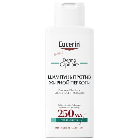 Eucerin Dermo capillaire шампунь-гель против перхоти, 250 мл