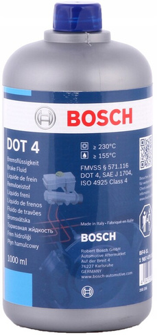 Жидкость тормозная Bosch DOT 4 (1 л)