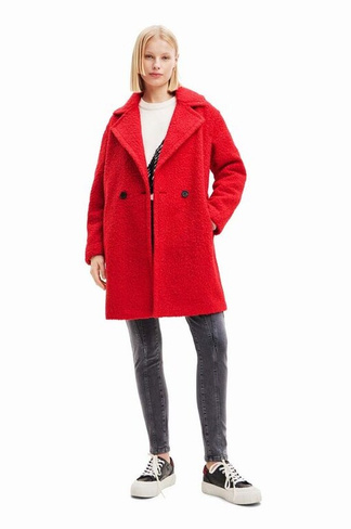 Дезигуаль пальто Desigual, красный