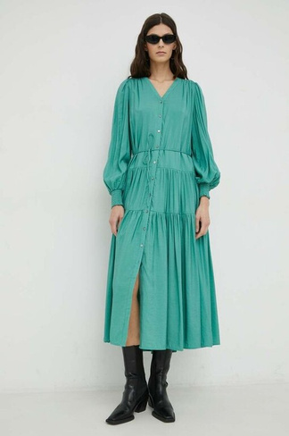 Платье Rosebay Carline Bruuns Bazaar, зеленый