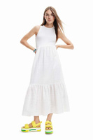 Дезигуальное платье Desigual, белый