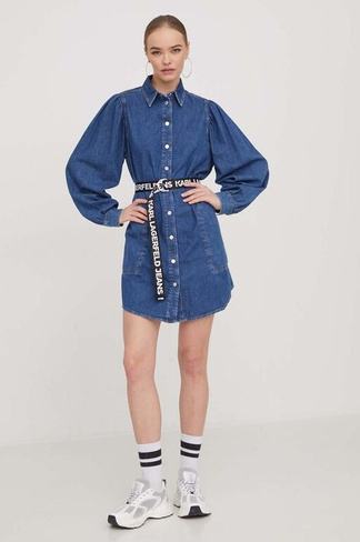Джинсовое платье Karl Lagerfeld, синий
