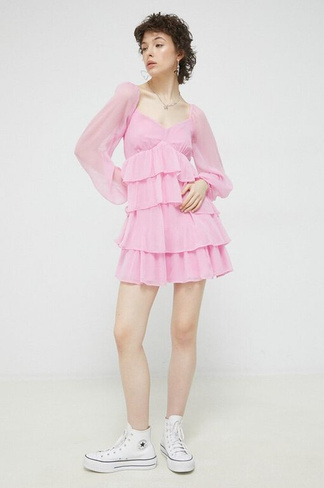 Платье Abercrombie & Fitch, розовый