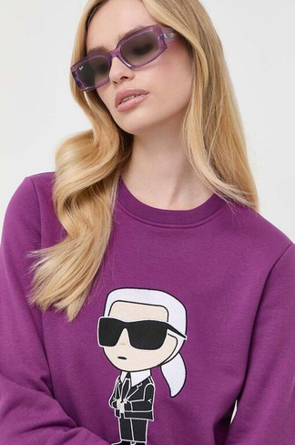 Фуфайка Karl Lagerfeld, фиолетовый
