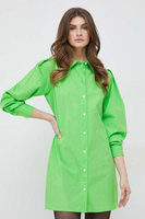 Хлопковое платье Tommy Hilfiger, зеленый
