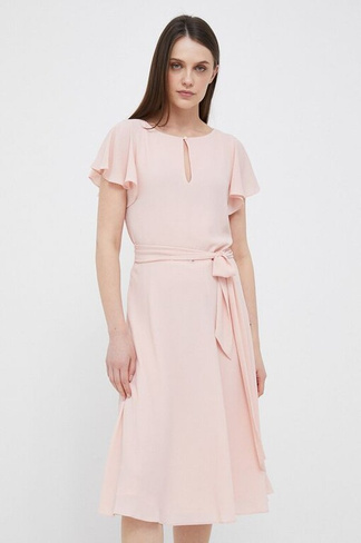 Платье Lauren Ralph Lauren, розовый