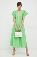 Хлопковое платье Tommy Hilfiger, зеленый