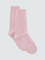 Носки из кашемира John Lewis, бледно-розовый