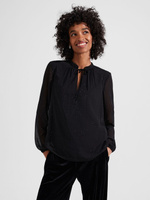 Украшенная блузка Amira Hobbs, черный
