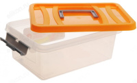 Контейнер пластик 8л для пищевых продуктов оранжевый