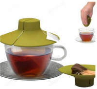 Крышка силиконовая для чайных пакепиков TEA BAG buddy