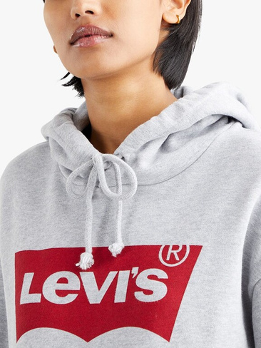 Толстовка с графическим логотипом Levi's, звезда летучей мыши