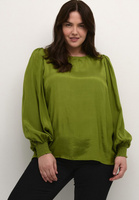 Блузка LENY Kaffe Curve, калла зеленая
