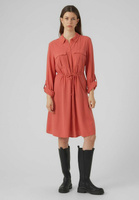 Платье-рубашка Vero Moda, цвет mineral red
