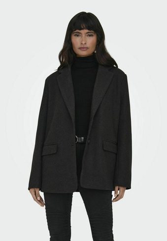 Классическое пальто ONLY НЛВЕМБЛИ, цвет dark grey melange