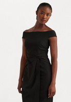 Коктейльное платье / Вечернее платье Lauren Ralph Lauren SARAN SHORT SLEEVE DRESS, черный