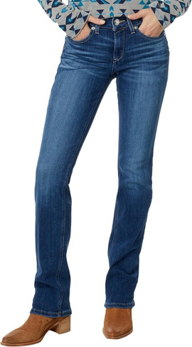 Джинсы Real Perfect Rise Abby Straight Leg Jeans Ariat, цвет Mackenzie