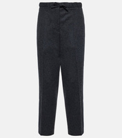 Прямые брюки из натуральной шерсти Jil Sander, серый