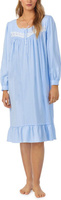 Платье для вальса из хлопковой вискозы и фланели Eileen West, синий