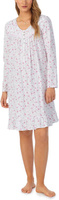Короткое платье с длинными рукавами Eileen West, цвет White Ground Floral