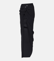 Асимметричная юбка макси с высокой посадкой Rick Owens, черный
