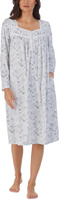 Платье из микрофлиса с длинными рукавами и вальсом Eileen West, цвет Grey Print