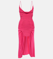 Мини-платье из крепа Dion Lee, розовый
