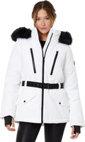 Активное пальто с поясом A422905C67 MICHAEL Michael Kors, белый