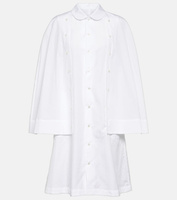 Платье-рубашка из хлопкового поплина Noir Kei Ninomiya, белый