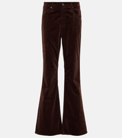 Вельветовые джинсы farrah с короткими рукавами Ag Jeans, коричневый