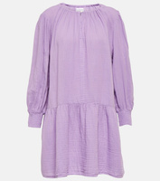 Платье мини viviana из хлопка Velvet, фиолетовый