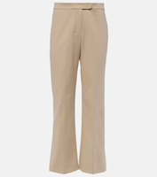 Расклешенные брюки conico из смесового хлопка 'S Max Mara, бежевый