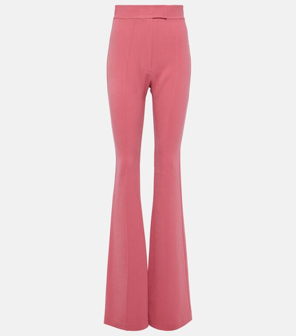 Расклешенные брюки с высокой посадкой Alex Perry, розовый