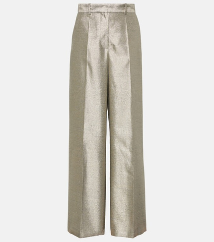 Широкие брюки alana с высокой посадкой Joseph, металлический