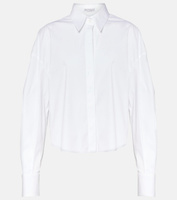 Рубашка из смесового хлопка Brunello Cucinelli, белый