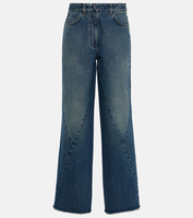 Широкие джинсы со средней посадкой Givenchy, синий