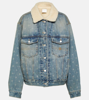 Джинсовая куртка 4g с флисовой отделкой Givenchy, синий