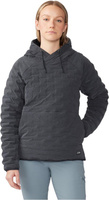 Легкий пуловер с капюшоном Stretchdown Mountain Hardwear, цвет Dark Storm Heather