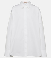 Хлопчатобумажную рубашку Valentino, белый