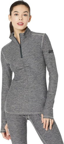 Пуловер на молнии 1/4 с длинными рукавами UFC, цвет Fogged Grey