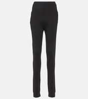Кашемировые узкие брюки Saint Laurent, черный