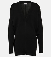 Шерстяное платье-свитер Saint Laurent, черный
