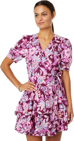 Платье Alexandria Elbow Sleeve C Lilly Pulitzer, цвет Amarena Cherry Tropical with A Twist