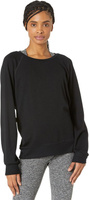 Уютный флисовый субботний объемный пуловер Beyond Yoga, черный