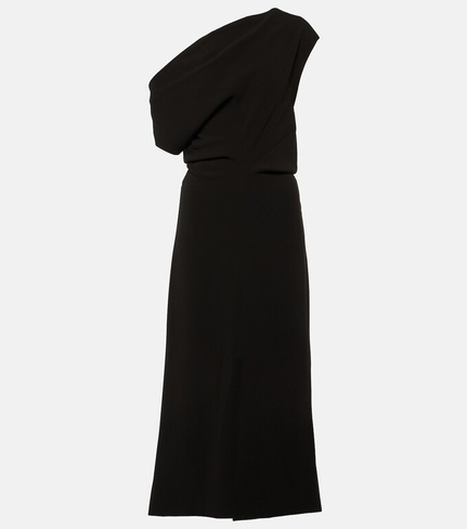 Платье миди с открытыми плечами Proenza Schouler, черный