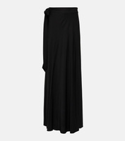 Атласная юбка макси krisa Diane Von Furstenberg, черный