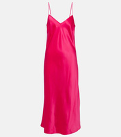 Платье-комбинация из шелкового атласа Eres, розовый