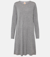 Мини-платье из шерсти и кашемира Jardin Des Orangers, серый